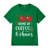 Youth Tops 100 Days of Apple Coffee & Chaos High School Students T-shirts