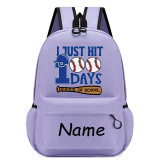 Primary School Pupil Bags Name Custom I Just Hit 100 Days of School School Bags