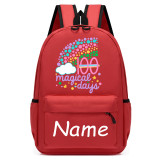 Primary School Pupil Bags Name Custom 100 Magical Days Rainbow School Bags