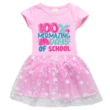 Girls Yarn Skirt 100 Mermazing Days Of School Long And Short Sleeve Dress
