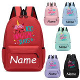 Primary School Pupil Bags Name Custom 100 Magical Days School Bags
