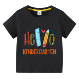 Toddler Kids Boys Tops Tops Hello xxst Grade Boy Students T-shirts
