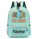 Primary School Pupil Bags Custom Name Grade Schoolbags