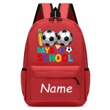 Primary School Pupil Bags Name Custom Days of School Soccer School Bags
