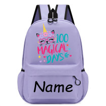 Primary School Pupil Bags Name Custom 100 Magical Days School Bags