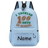 Primary School Pupil Bags Name Custom I Tackled 100 Days of School School Bags
