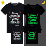 Christmas Matching Family T-shirts Luminous Glowing Christmas Tree Antler Family Sweatshirt