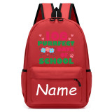 Primary School Pupil Bags Name Custom 100 Purrfect Days Of School School Bags