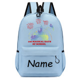 Primary School Pupil Bags Name Custom 100 Magical Days Cartoon Mouse Castle School Bags