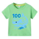 Toddler Kids Boys Tops 100 Days Sharper Boy Students T-shirts