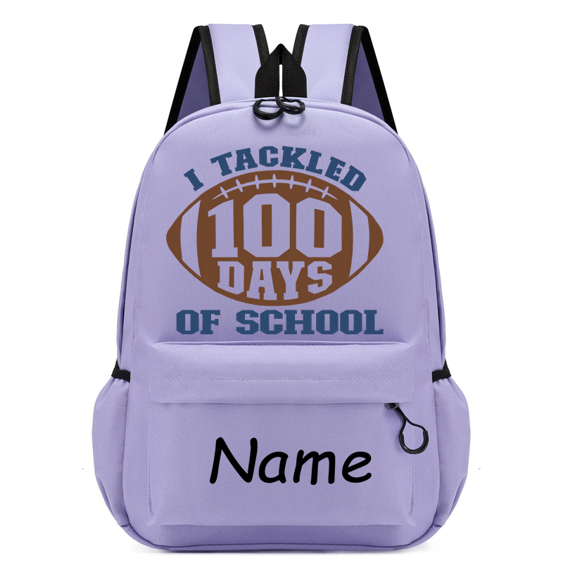 Primary School Pupil Bags Name Custom I Tackled 100 Days of School School Bags