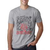 Youth Tops 100 Days of School Students Stationery High School Students T-shirts