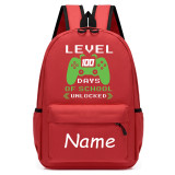 Primary School Pupil Bags Name Custom Level 100 Days of School School Bags