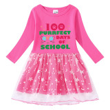 Girls Yarn Skirt 100 Purrfect Days Of School Long And Short Sleeve Dress