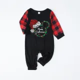 Christmas Matching Family Pajamas Luminous Glowing Cartoon Mouse Hat Red Pajamas Set