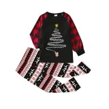 Christmas Matching Pajamas Luminous Glowing Fireworks Christmas Pajamas Set