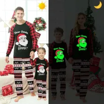 Christmas Matching Pajamas Luminous Glowing Dear Santa We Good Christmas Pajamas Set