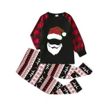 Christmas Matching Pajamas Luminous Glowing Santa Claus Christmas Pajamas Set