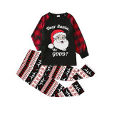 2023 Christmas Matching Pajamas Luminous Glowing Naughty Elf List Christmas Pajamas Set