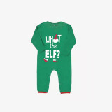 Christmas Matching Family Pajamas What The Elf Green Plaids Christmas Pajamas Set