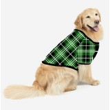 Christmas Matching Family Pajamas Black Tops Green Plaids Personalized Custom Design Christmas Pajamas Set With Dog Cloth