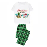 Christmas Matching Family Pajamas Christams In July Sunglass White Pajamas Sets