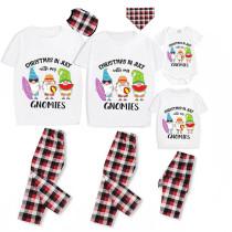 Christmas Matching Family Pajamas Christams In July with My Gnomies White Pajamas Sets
