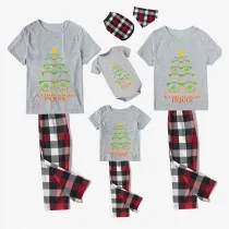 Christmas Matching Family Pajamas Christams In July Sunglass Yree Gray Pajamas Sets