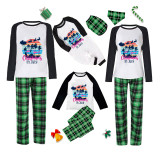 Christmas Matching Family Pajamas Christams In July Fly Santa Deer Green Pajamas Sets