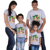 Family Matching Clothing Top Parent-kids Christmas In July Snowman Family T-shirts