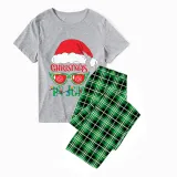Christmas Matching Family Pajamas Christams In July Sunglass Santa Gray Pajamas Sets
