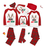 Christmas Matching Family Pajamas July Deer Christams In July Black and White Plaids Pajamas Sets