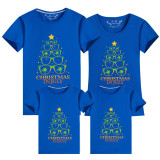 Family Matching Clothing Top Parent-kids Christmas In July Sunglass Yree Family T-shirts