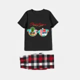 Christmas Matching Family Pajamas Christams In July Sunglass Black Pajamas Sets