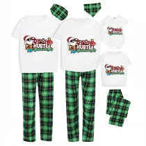 Christmas Matching Family Pajamas Santa Hustle Christams In July White Pajamas Sets