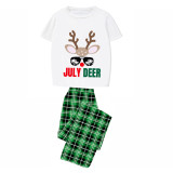 Christmas Matching Family Pajamas July Deer Christams In July White Pajamas Sets
