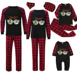 Christmas Matching Family Pajamas Christams In July Sunglass Black Long Sleeves Pajamas Sets
