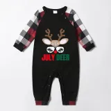 Christmas Matching Family Pajamas July Deer Christams In July Black Long Sleeves Pajamas Sets