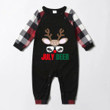 Christmas Matching Family Pajamas July Deer Christams In July Black Long Sleeves Pajamas Sets