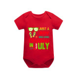 Christmas Matching Family Pajamas Just Who Loves Christams In July Black Red Short Pajamas Sets