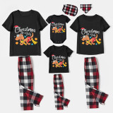 Christmas Matching Family Pajamas Christams In July Pet Black Pajamas Sets
