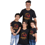 Family Matching Clothing Top Parent-kids Christmas Santa In July Family T-shirts
