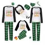 Christmas Matching Family Pajamas Let's Get Lit Christams In July Green Pajamas Sets