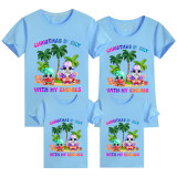 Family Matching Clothing Top Parent-kids Christmas In July with My Gnomies Family T-shirts