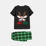 Christmas Matching Family Pajamas July Deer Christams In July Black Pajamas Sets