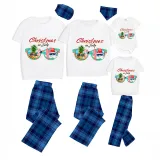 Christmas Matching Family Pajamas Christams In July Sunglass White Pajamas Sets