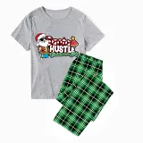 Christmas Matching Family Pajamas Santa Hustle Christams In July Gray Pajamas Sets