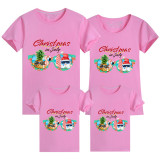 Family Matching Clothing Top Parent-kids Christmas Sunglasses In July Family T-shirts