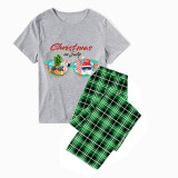 Christmas Matching Family Pajamas Christams In July Sunglass Gray Pajamas Sets