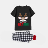 Christmas Matching Family Pajamas July Deer Christams In July Black Pajamas Sets